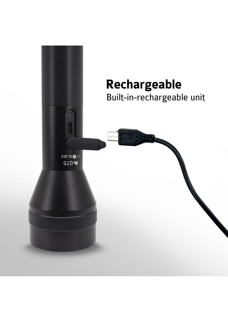 Mr. Light Super Bright Latest Flashlight LED Torch USB Charging System Powerful Beam High Quality Battery 4 Hours Working Time  - Image 5