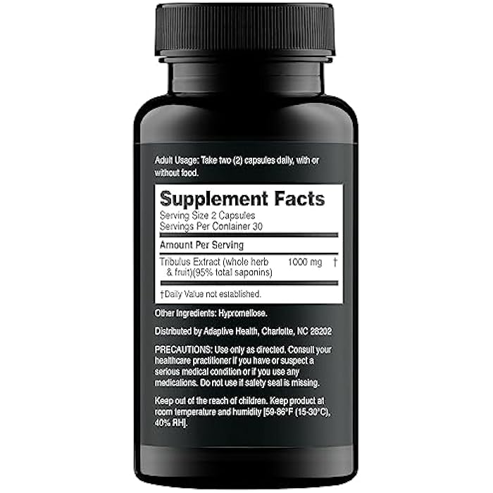 Nugenix Essentials Tribulus Terrestris for Men Extract - 95% Total Saponins, 1000mg High Potency, Extra Strength, 60 Count - Image 4