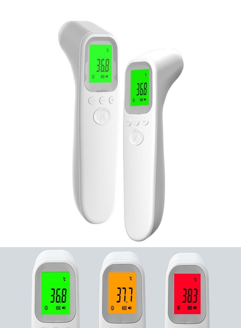 AiQUE Non-Contact Infrared Forehead Thermometer for Adults, Kids, and Infants with One-Second Reading, Silent Mode, LED Display, and Visual Temperature Indicator - Image 1