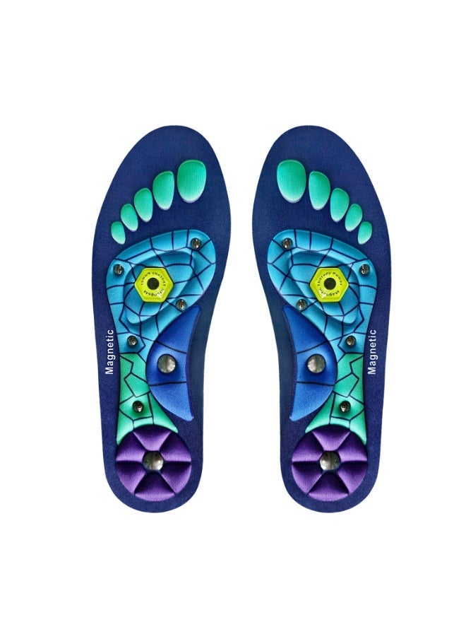 Magnetic Magnetic Massage Insoles, Massage The Acupuncture Points On The Soles Of The Feet, Relieve Fatigue, With  Arch Support, Foot Therapy Insoles For Men And Women - Image 1