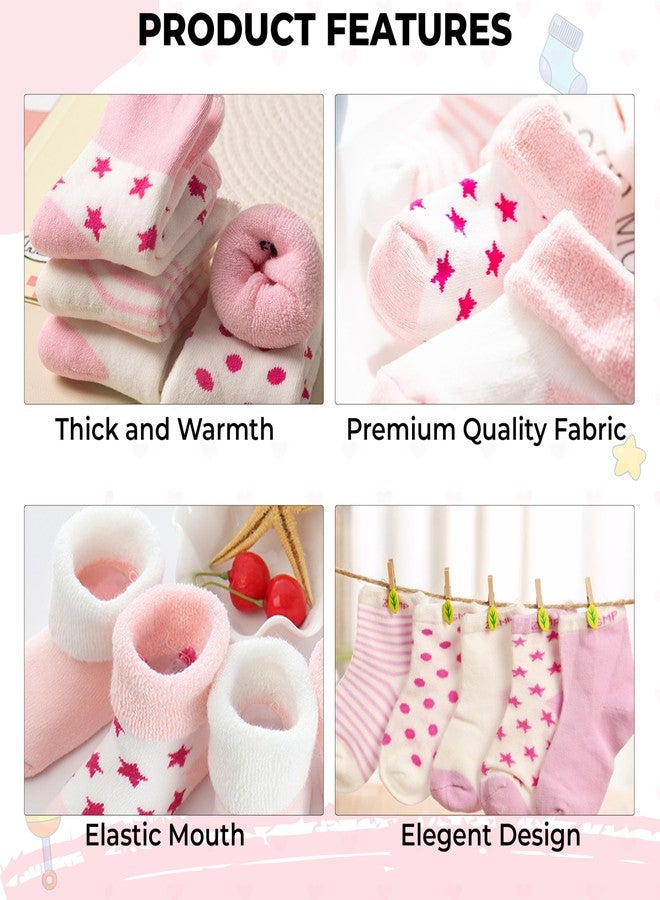 Bembika Baby Socks Soft, Anti-Slip, and Stylish Socks for Toddlers, Perfect for Baby Crawling and Safety -(Pink|1-3 Years Old) - Image 4