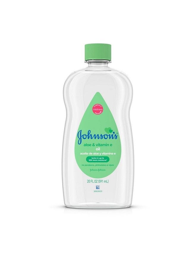 Johnson's Baby - Oil Mineral Oil Enriched With Aloe Vera And Vitamin E 20 Fl. Oz - Image 1