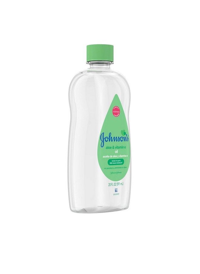 Johnson's Baby - Oil Mineral Oil Enriched With Aloe Vera And Vitamin E 20 Fl. Oz - Image 1