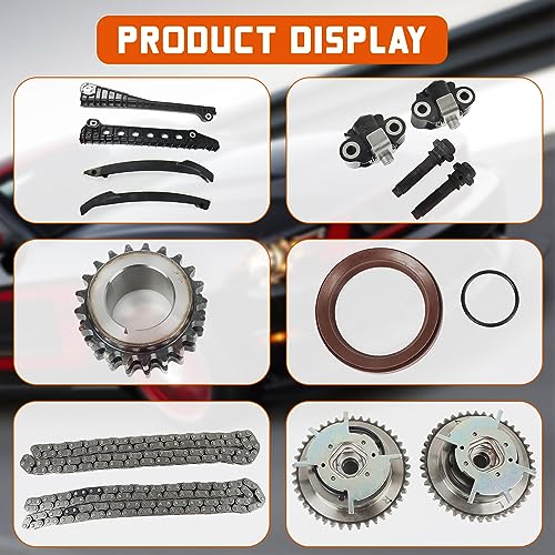 DAYSYORE 5.4L Engine Timing Chain Kit - Camshaft Phaser Repair Kit Fits for Ford 2004-2013 Expedition F150 F250 F350 Super, for Lincoln Mark Navigator Triton 5.4L 3V Engine Timing Chain Set - Image 5