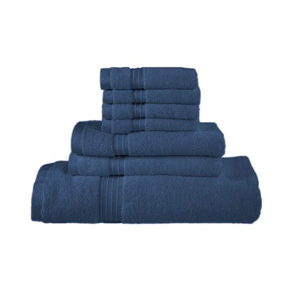 Premium Towel Set 7-Towels 100% Cotton Ultra Absorbent Lightweight Soft Quick Dryer Perfect for Hand Face and Bath Towels Ideal for individual home and Hotel