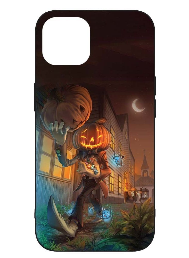 Service Zone Protective Printed Mobile Covers Spooky Pumkin Huanted House Happy Halloween For iPhone 14 Pro Max - Image 1