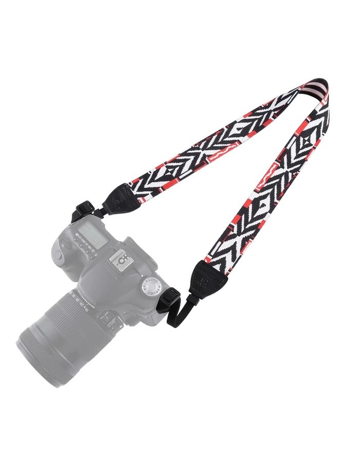 Retro Ethnic Multicolor Butterfly Pattern Camera Strap For SLR DSLR PU6009C - Image 5