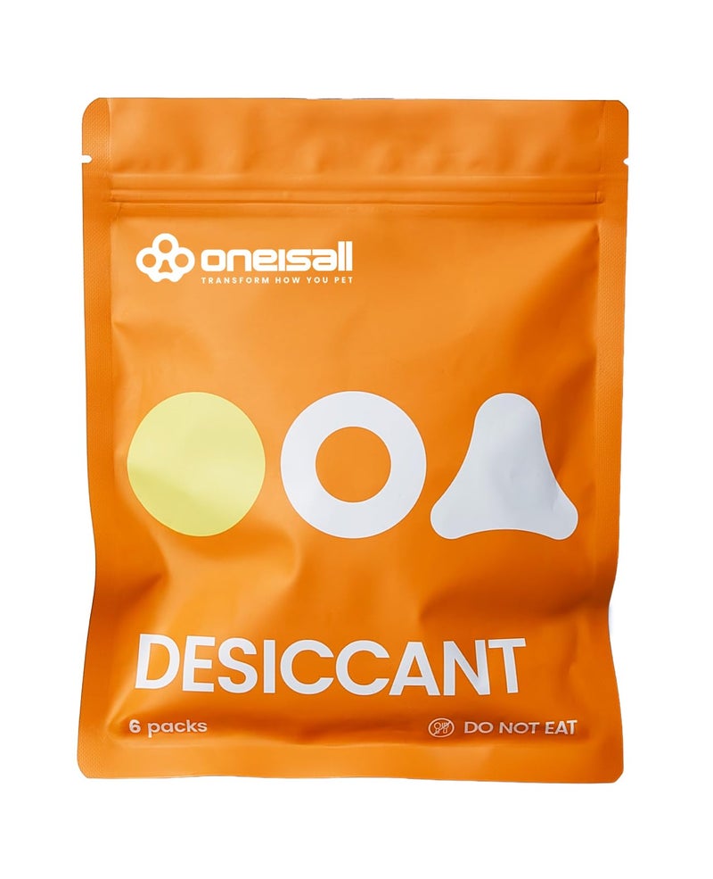 oneisall 6 Packs Pet Dry Food Desiccant Bag for Automatic Cat Feeders, Keep Pet Food Dry and Fresh, Suitable for All of oneisall Cat Feeders - Image 1