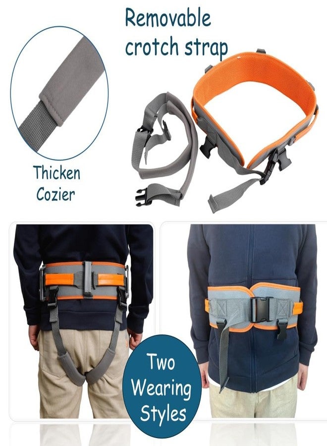 King Mills Gait Belt with Handles Used as Gate Belts for Physical Therapy, Gate Belts Medical for Elderly, or Safety Belt for Elderly Walking to Walking or Transfer in Physical Therapy or Daily Life, Orange, M - Image 3