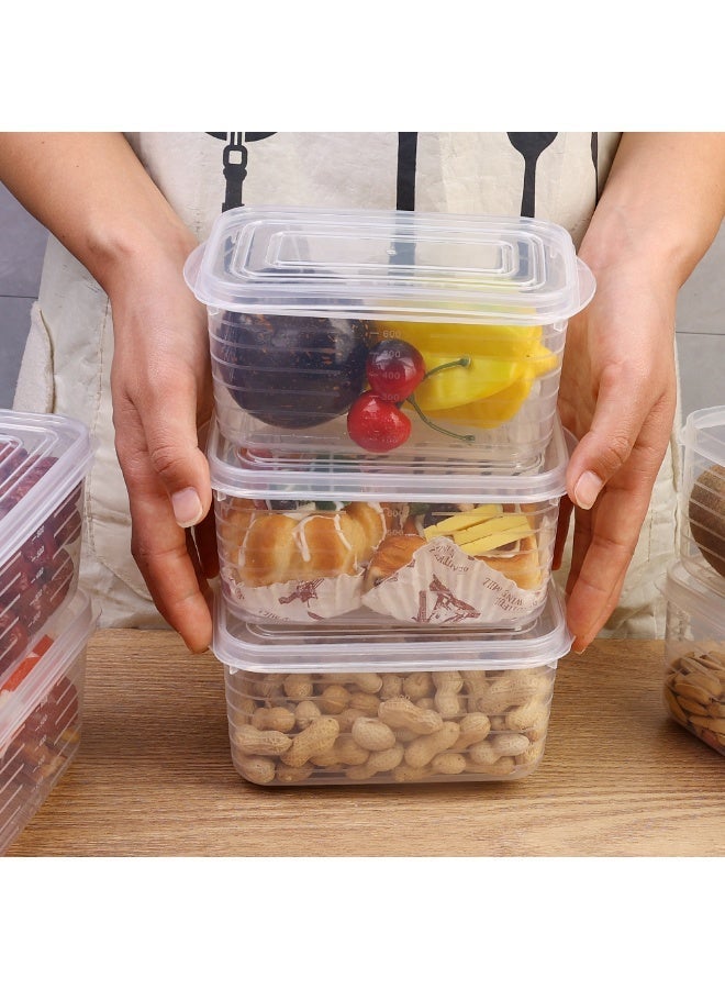 1 Piece PP Food Container Set - Airtight Lids - Lunch Box - transparent Food Storage Box - Storage Boxes - Kitchen Cabinet Organizers - food Storage Container - Image 3