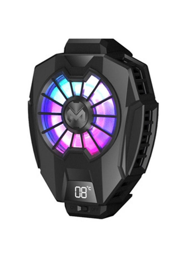 Generic Semiconductor Mobile Phone Cooling Fan,  With Colourful Lights, Wired Radiator  - Image 1