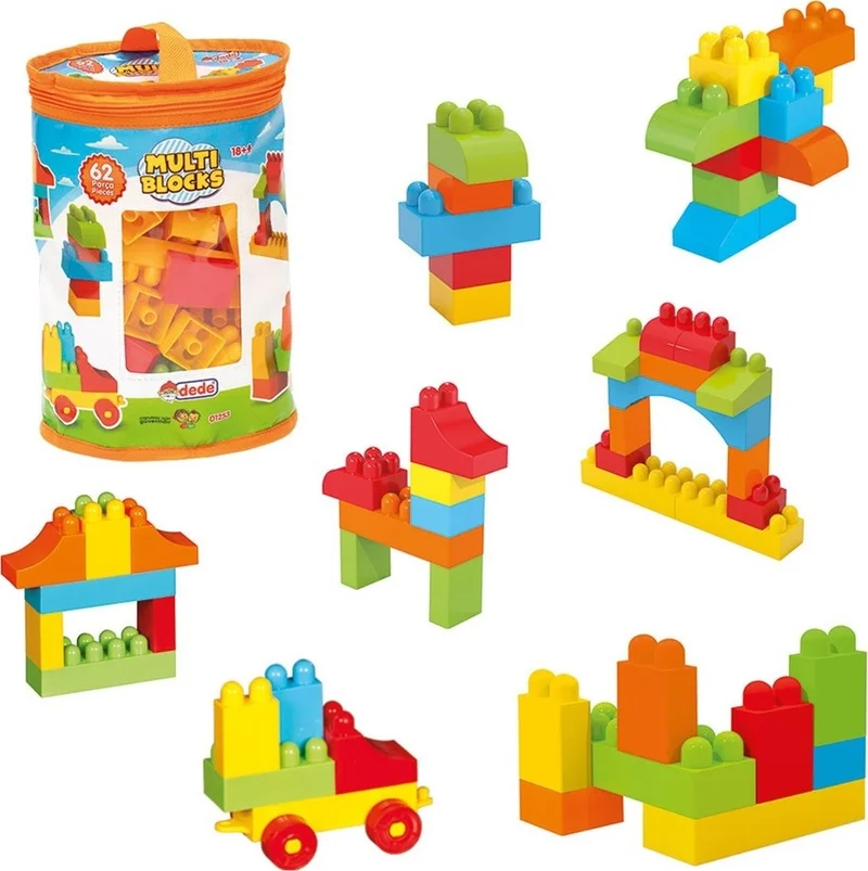 dede Grandfather Multi Blocks 62 Pieces 01253