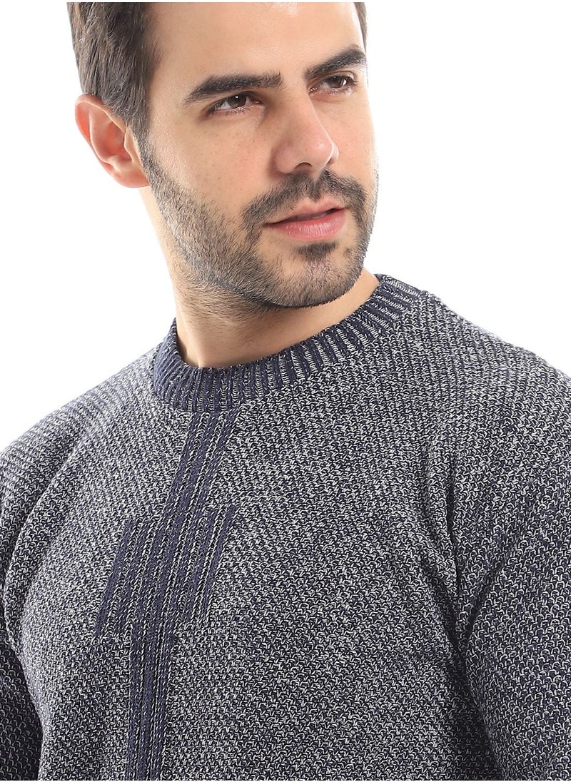 Caesar Wool Mens Pullover With Multi Design  - Image 3