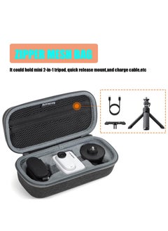 Y&D Carrying Case for Insta360 GO 3, Waterproof Tiny Action Camera Accessories, Mini Case, Magnet Pendant Easy Clip pod Pivot Stand Storage Bag  - Image 3