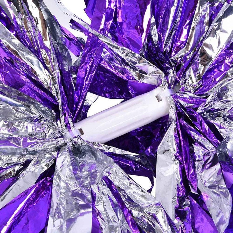 comfrt Cheerleading Pom, 1 Pair Cheerleader Aerobics Pom Poms Pompoms for Dance Party School Sports Competition - Image 5