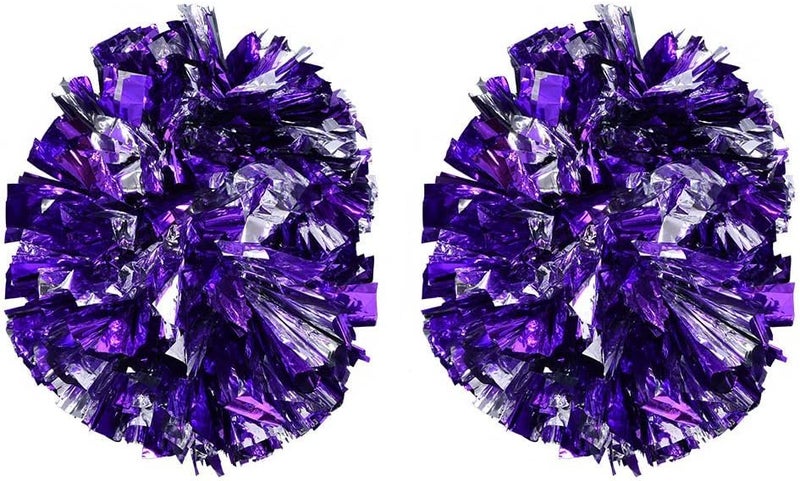 comfrt Cheerleading Pom, 1 Pair Cheerleader Aerobics Pom Poms Pompoms for Dance Party School Sports Competition - Image 4