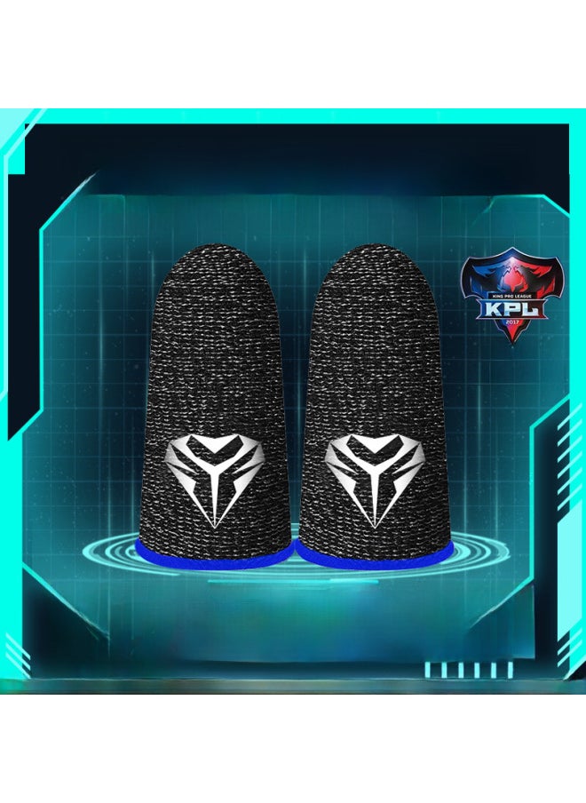 General Explosive Game Finger Sleeve Eating Chicken Artifact King Electric Finger Sleeve Mobile Phone Touch Professional Breathable Sweat-proof Hand Swimming Finger Sleeve-Product Color:Warm Game Gloves Wit  - Image 2