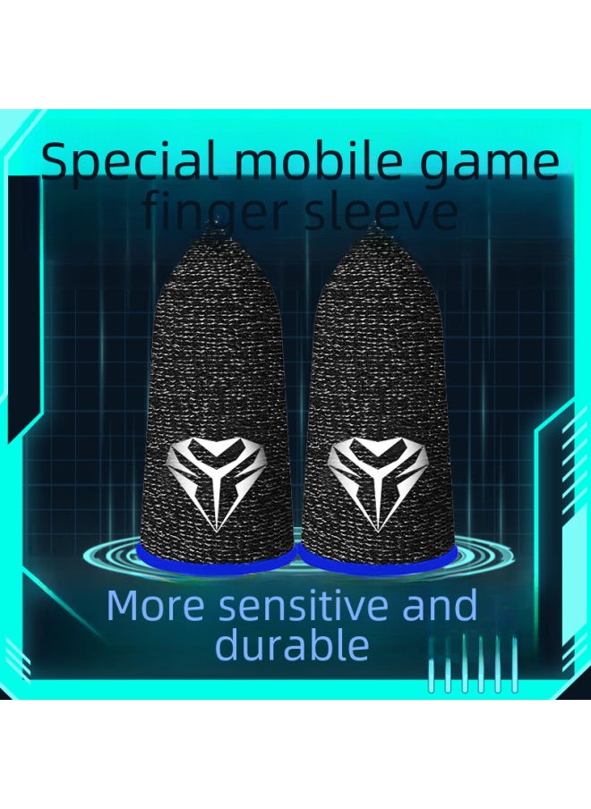 General Explosive Game Finger Sleeve Eating Chicken Artifact King Electric Finger Sleeve Mobile Phone Touch Professional Breathable Sweat-proof Hand Swimming Finger Sleeve-Product Color:Warm Game Gloves Wit  - Image 4