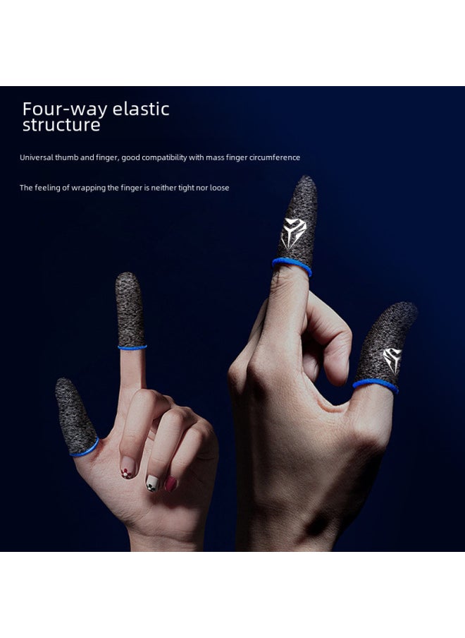 General Explosive Game Finger Sleeve Eating Chicken Artifact King Electric Finger Sleeve Mobile Phone Touch Professional Breathable Sweat-proof Hand Swimming Finger Sleeve-Product Color:Warm Game Gloves Wit  - Image 5