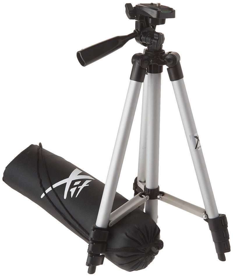 eCostConnection 50 Inch Aluminum Camera Tripod For Canon, Nikon, Sony, Samsung, Olympus & Pentax + Microfiber Cloth | 50" - Image 2