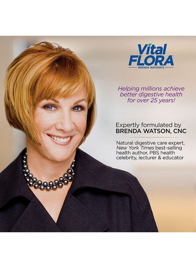 Vital Planet Vital Flora Adult 55+ Probiotic With 60 Billion Strains And Cultures Digestive Support Probiotics For Women And Men With Organic Prebiotics 30 Capsules - Image 5