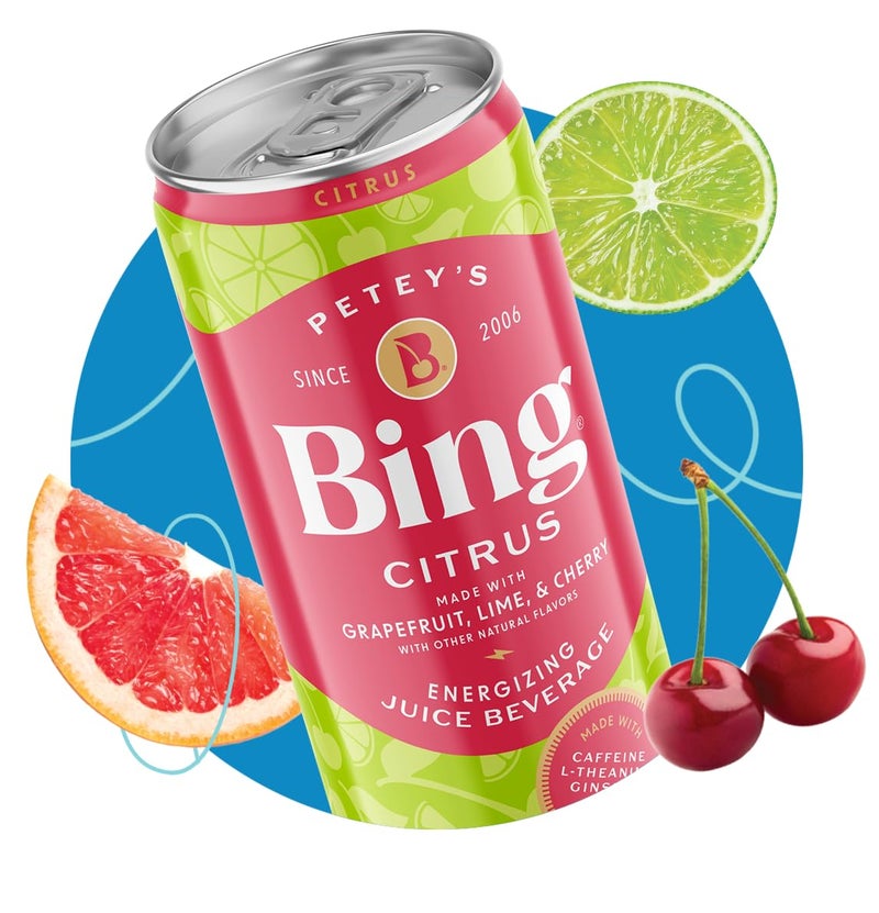 BING Energizing Juice Beverage - VARIETY All 6 Flavors (12oz/12pk) - Made with REAL Juice! Low Calorie; 5 B-Vitamins & Ginseng; 100-125mg Caffeine; Vegan, Gluten + Dairy Free. Incredibly DELICIOUS. - Image 5