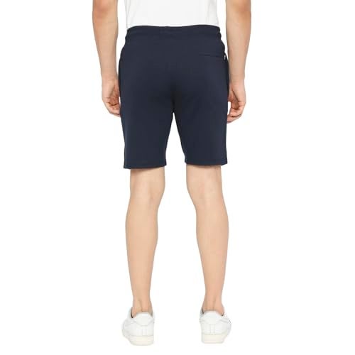 Spykar Men's Regular Fit Mid Rise Blue Casual Shorts - Image 4
