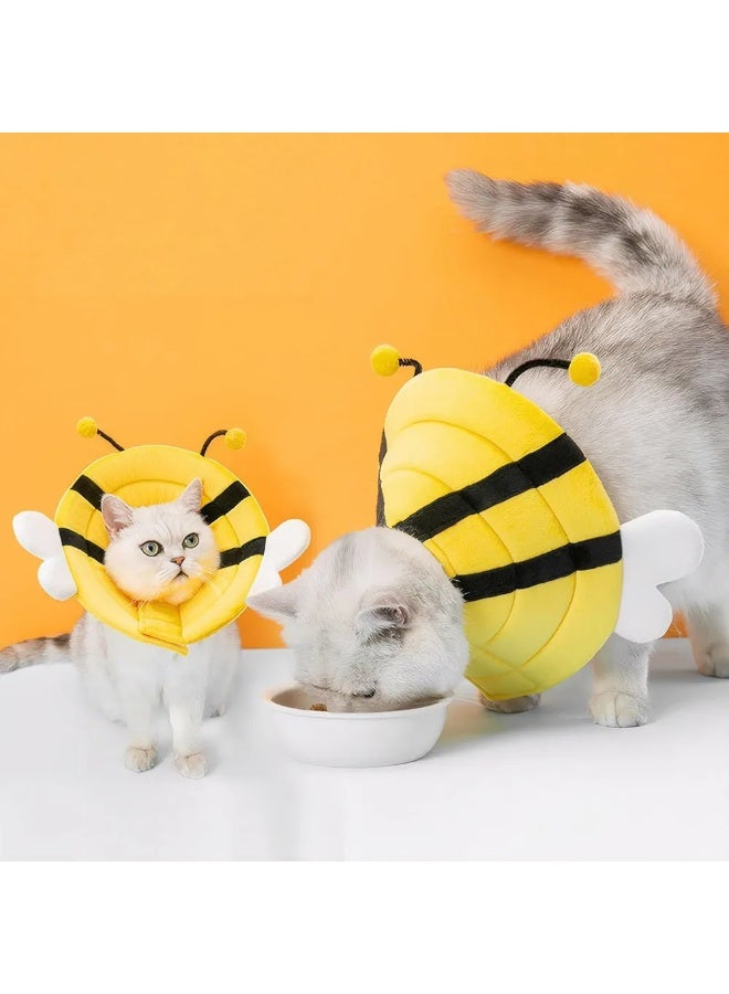 A.M Conical Collar Soft Adjustable Pet Collar Cute Pet Protection Collar Shame Collar After Surgery Anti-Licking Collar for Puppies Small Dogs - Image 1