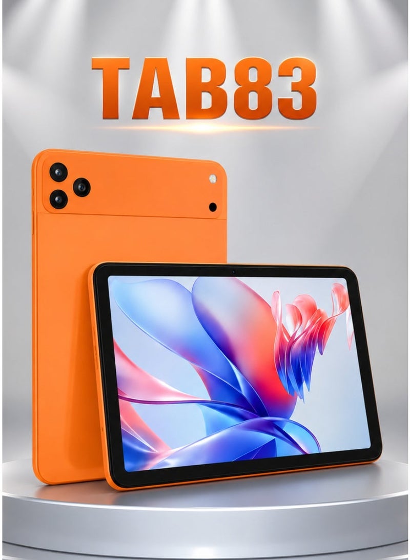 Oteeto Tab 83 Slim Design | 8GB RAM + 512GB ROM | Ultra-Fast Octa-Core | Dual SIM | 8.3-inch Display | 5G Android Tablet | Premium Performance & Style | Orange - Image 1