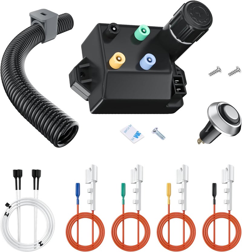 GRISUN 66355 Grill Igniter Kit for Weber Genesis II 410 210 Series Gas Grills - E410 LX410 SE410 E210 (Model Years 2017 and Newer), 4-Outlet Electronic Ignition Replacement Igniter Parts - Image 1