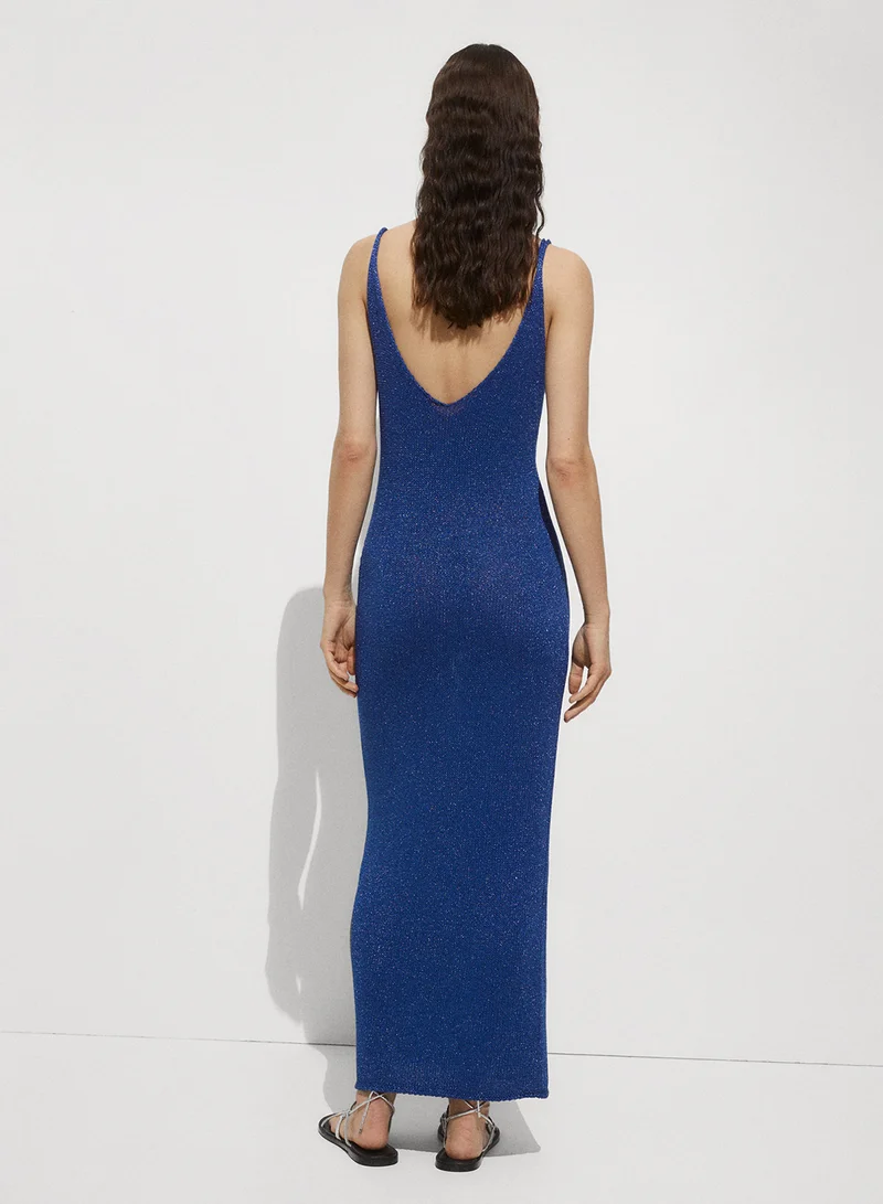 مانجو Sparkle Knit Dress