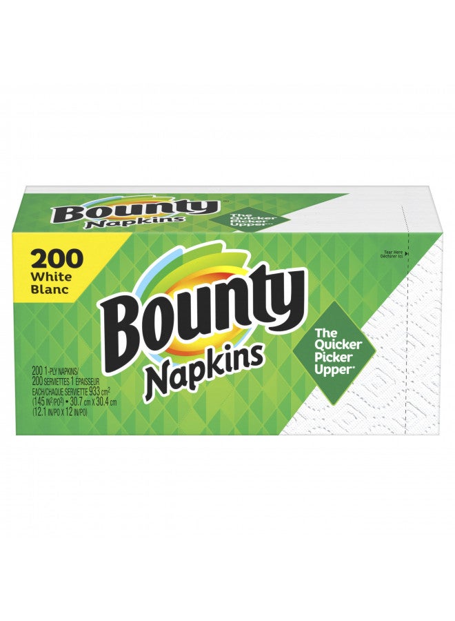 Bounty مناديل بونتي الورقية، بيضاء، 200 عدداً - Image 1