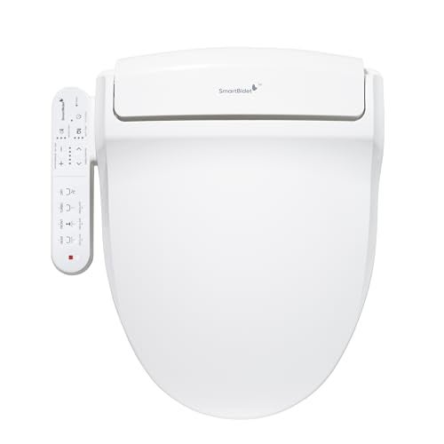 SmartBidet® SB-2000 Smart Bidet Electric Bidet Toilet Seat with Heated Seat, Warm Water, Air Dryer – Side Control Panel, Round - Image 1