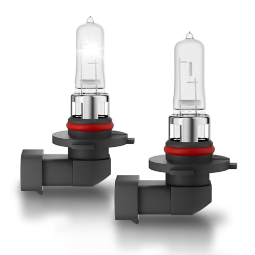 OKOENIEO 9005 HB3 Halogen Headlight Bulb, 12V 55W Standard Halogen Light Bulb, 3800K, 4000 Lumens, High Brightness Headlight Bulb, Head Light Bulbs for Car,Headlight Bulbs High and Low Beam, Pack of 2 - Image 1