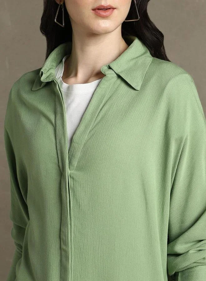 Dennis Lingo Long Sleeve Casual Oversized Shirt by Styli