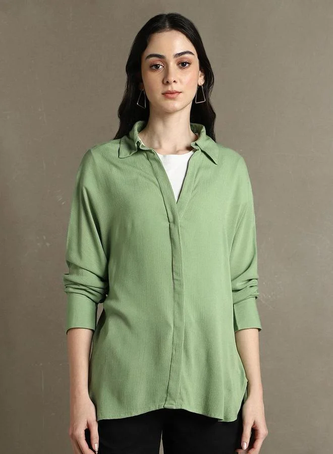 Dennis Lingo Long Sleeve Casual Oversized Shirt by Styli