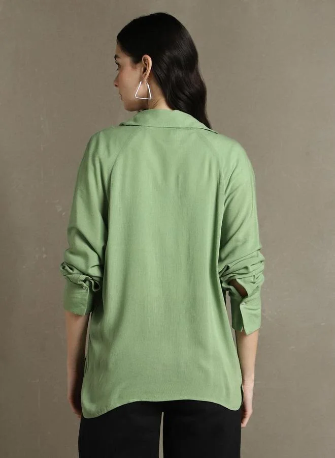 Dennis Lingo Long Sleeve Casual Oversized Shirt by Styli