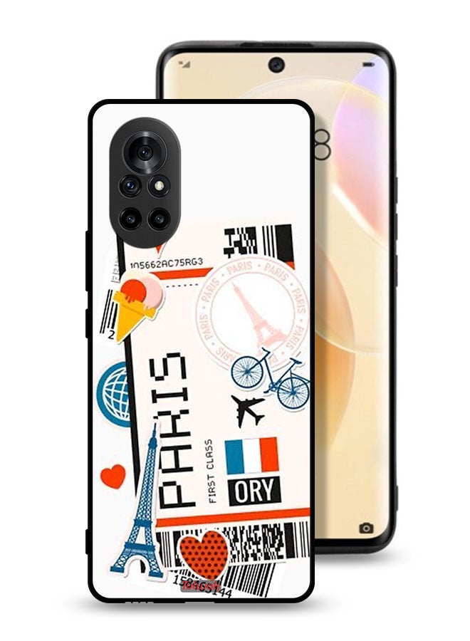 Tolwak Huawei nova 8 4G Protective Case Cover Paris Sticker - Image 1