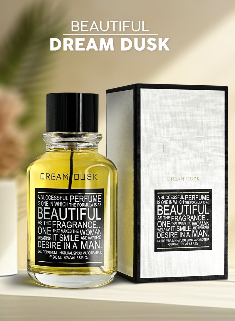 Linea De Bella Beautiful Dream Dusk 200ml – Luxury Eau De Unisex Parfum with Woody, Citrus & Musk Notes | Best Perfume For Daily Use - Image 4
