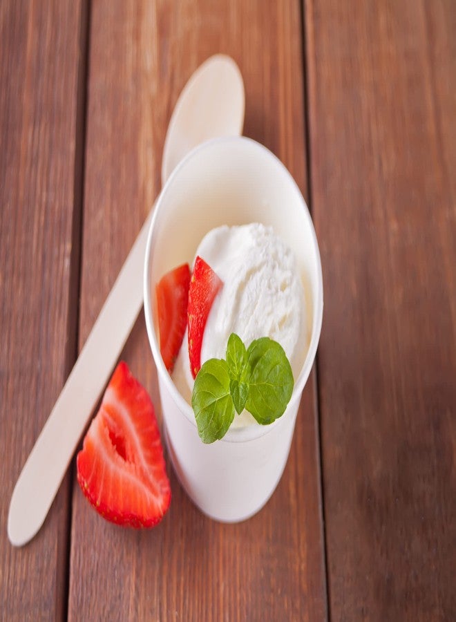 Concession Essentials 5.5" Wooden Spoons - Pack of 100ct - Image 5