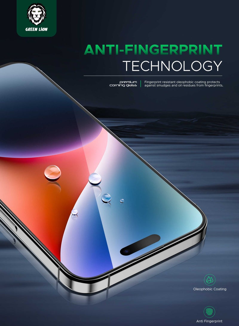 GREEN LION 3D Corning Pro Screen Protector for iPhone 15 Pro - Clear - Image 3