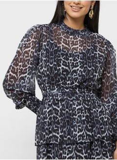 ELLA Ditsy Print Dress  - Image 3