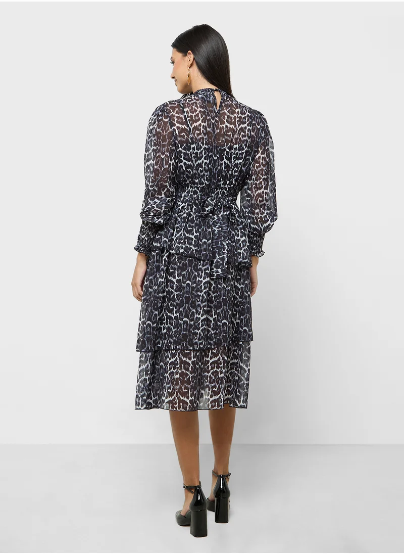 ELLA Ditsy Print Dress