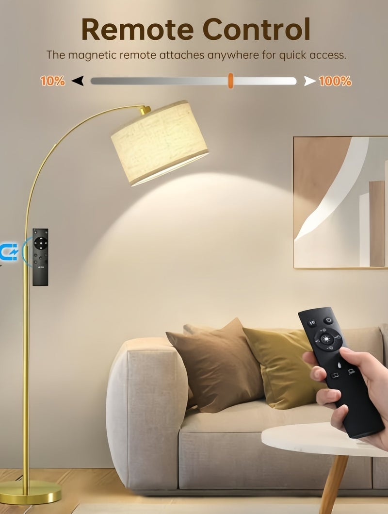 NEWLAN Modern Floor Lamp: Smart Dimmable, 3 Color Temperatures, Multi-Scene Lighting for for Reading Lamp for Bedroom Office Combination. 26x90x175cm - Image 1
