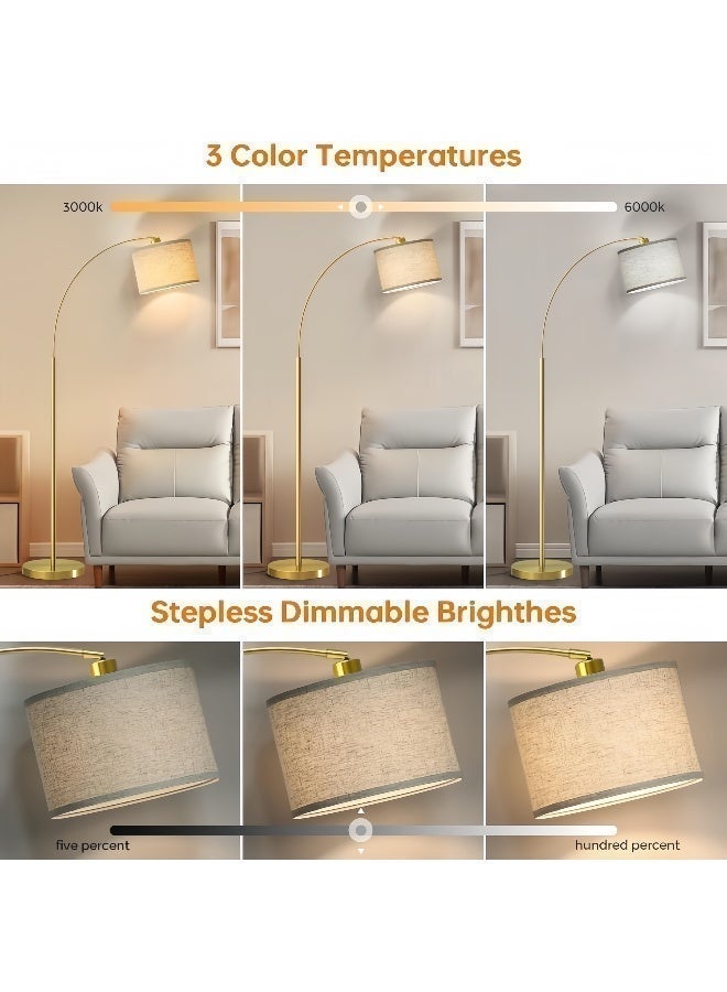 NEWLAN Modern Floor Lamp: Smart Dimmable, 3 Color Temperatures, Multi-Scene Lighting for for Reading Lamp for Bedroom Office Combination. 26x90x175cm - Image 2
