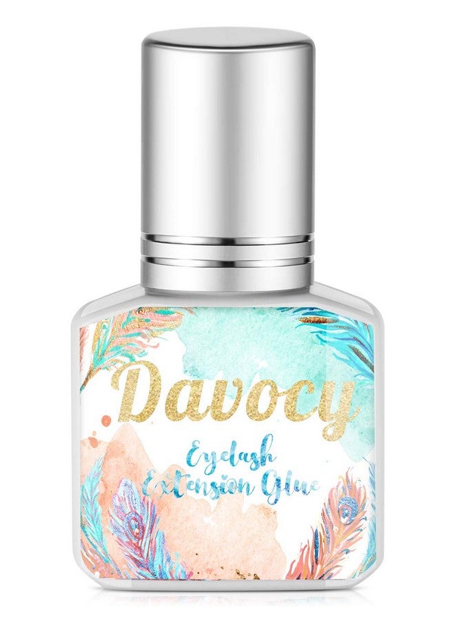 Davocy Eyelash Extension Glue Davocy 10 Ml Extra Strong Eyelash Extension Glue For Professional Use 12 Sec Dry Time 68 Weeks Retention Latex Free Black Adhesive Supplies For Sensitive Eyes. 10Ml 0.34Oz - Image 1