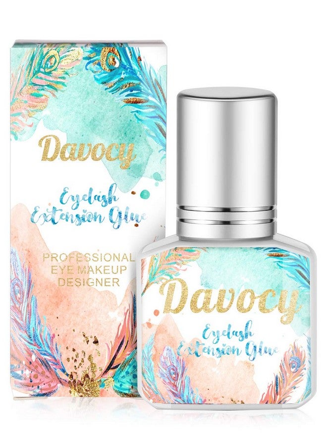 Davocy Eyelash Extension Glue Davocy 10 Ml Extra Strong Eyelash Extension Glue For Professional Use 12 Sec Dry Time 68 Weeks Retention Latex Free Black Adhesive Supplies For Sensitive Eyes. 10Ml 0.34Oz - Image 2