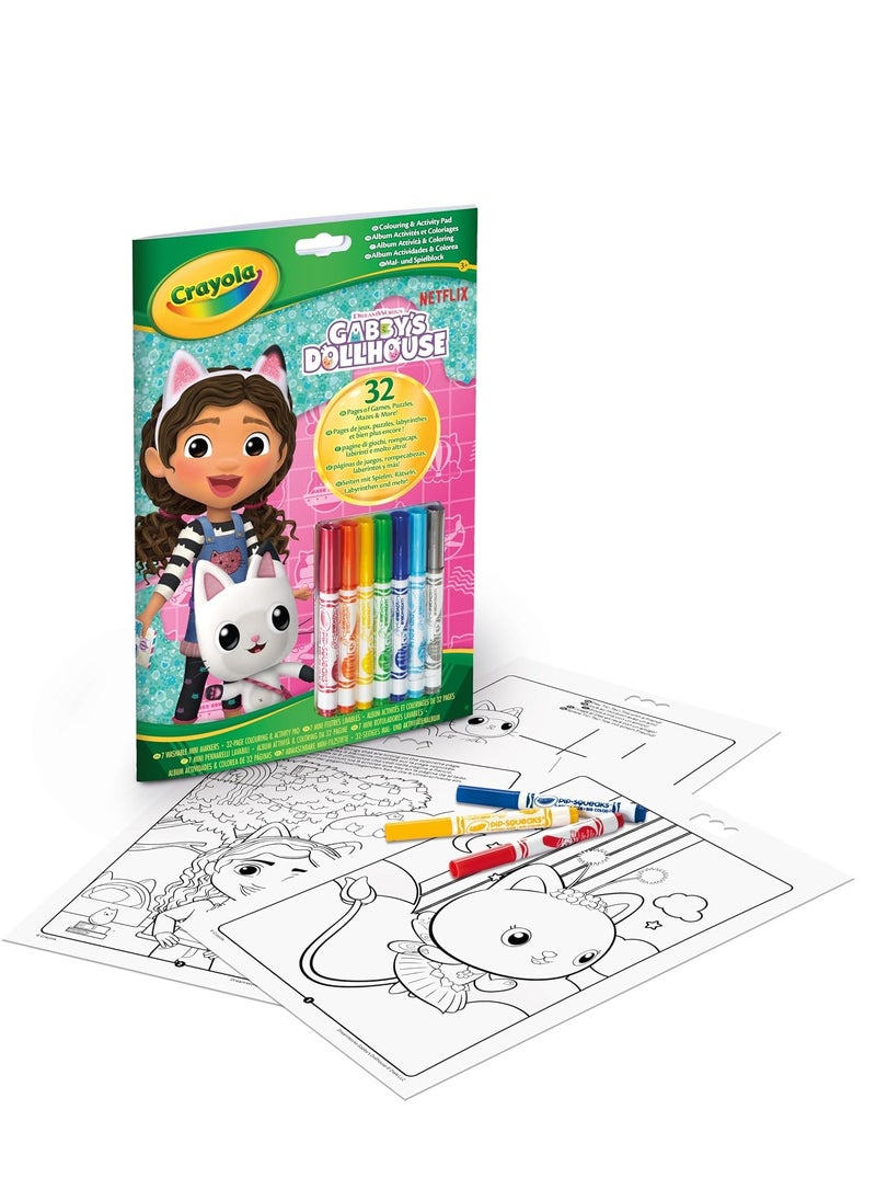 Crayola Crayola Colouring & Activity Pad - Gabby's Dollhouse  - Image 1
