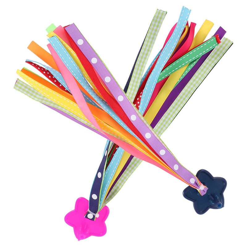 Colorful Bike Handlebar Streamers Tassels For Boys And Girls Vibrant Bicycle Accessories - Image 2