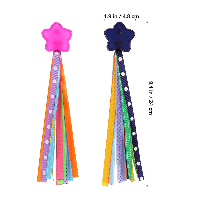 Colorful Bike Handlebar Streamers Tassels For Boys And Girls Vibrant Bicycle Accessories - Image 3